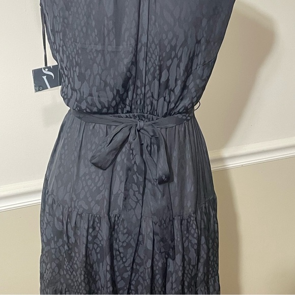 Simply Vera Vera Wang Black Sleeveless Smocked Dress NWT, Sz XS - Picture 4 of 16